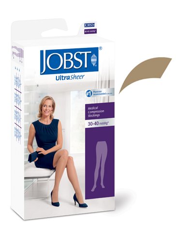 Jobst Ultrasheer 30-40 mmHg Pantyhose Honey Small - Best Medical Supplies Online