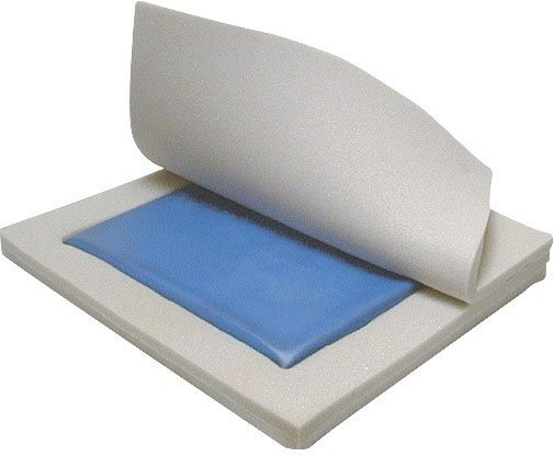 Molded Wheelchair Cushion General Use Gel/Foam 18x16x2 - Best Medical Supplies Online