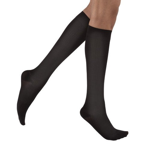 Jobst soSoft Socks KneeHigh 15-20 mmHg Black Medium 1/pair - Best Medical Supplies Online