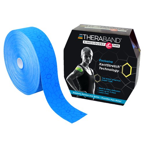 TheraBand Kinesiology TapeBulk 2 x103.3' Blue/Blue - Best Medical Supplies Online