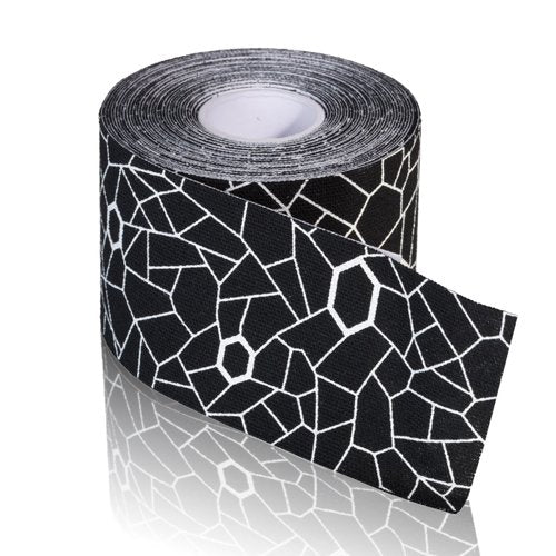 TheraBand Kinesiology Tape STD Roll 2 x16.4' Black/White - Best Medical Supplies Online