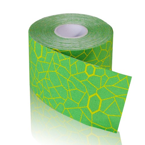 TheraBand Kinesiology Tape STD Roll 2 x16.4' Green/Yellow - Best Medical Supplies Online