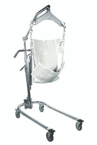 Patient Lift-Manual Hydrau w/6 Point Cradle & Chains -Drive - Best Medical Supplies Online