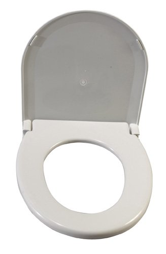 Toilet Seat w/Lid Oblong Fits #1366E and 1066 Commodes - Best Medical Supplies Online