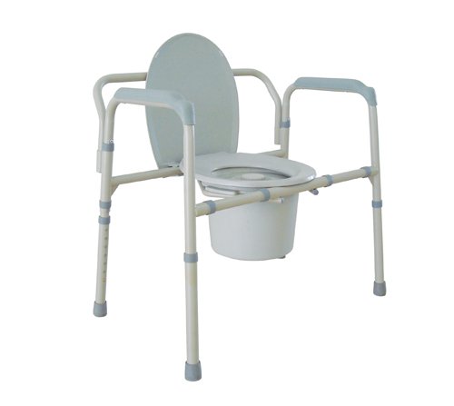 Bariatric Folding Commode 650 lb. Capacity - Best Medical Supplies Online