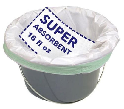 Carebag Commode Pail Liners (20-1/2x15-3/4 ) 16 oz. Bx/20 - Best Medical Supplies Online