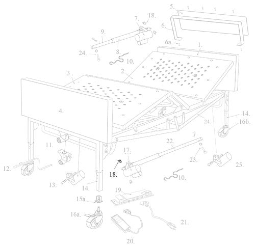 Quick Release Spring Knob For Bed Motor