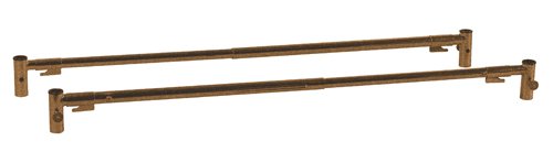 Universal Crossbar for Bed Rails Pair (Brown Vein) - Best Medical Supplies Online