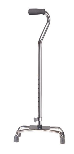 Quad Cane-Small Base with Vinyl Grip - Best Medical Supplies Online