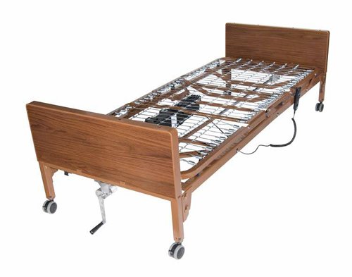 Ultra-Lite Plus Semi-Electric Bed w/Full Length Side Rails - Best Medical Supplies Online