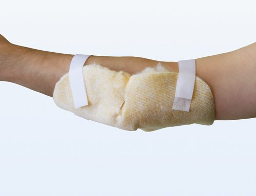 Elbow Protector Universal Synthetic Sheepskin (Pair) - Best Medical Supplies Online