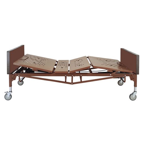 Bariatric Full Electric BedPkg w/Half Rails & Mattress - Best Medical Supplies Online