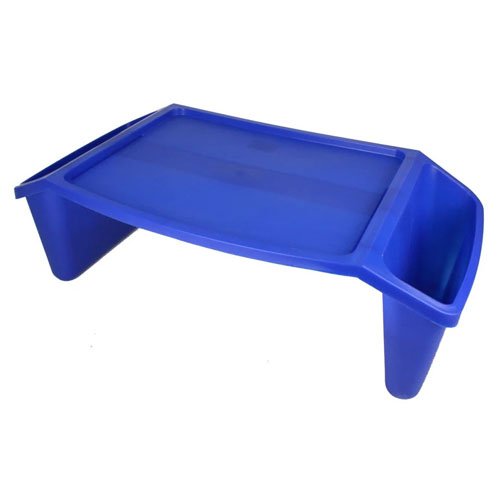 Bed Tray w/Side Pockets Blue - Best Medical Supplies Online