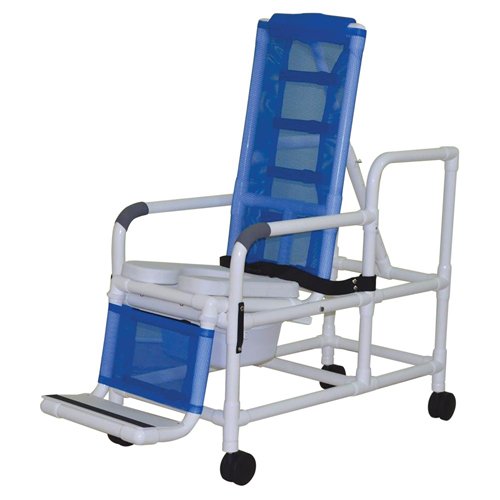 Shower/Commode Chair PVC Tilt-N-Space - Best Medical Supplies Online