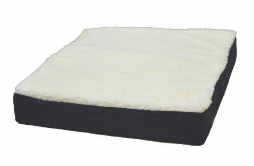 Gel Wheelchair Cushion w/ Fleece Top 16 x 18 x 3.5 - Best Medical Supplies Online