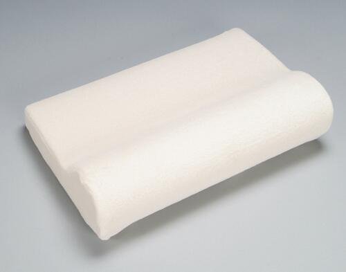 Contoured Foam Cervical Pillow Standard w/White Cover