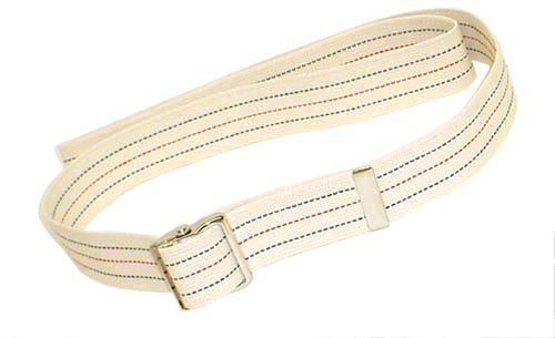 Gait Belt w/Metal Buckle 2x48 Striped - Best Medical Supplies Online