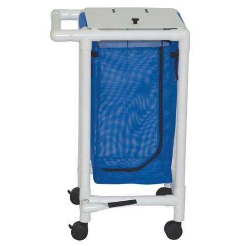 PVC Tubing Single Bag Hamper w. Foot Pedal 23.75 Lx18.75 W - Best Medical Supplies Online