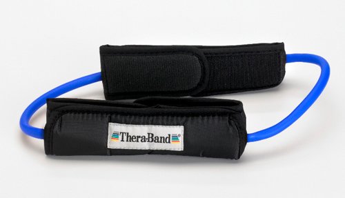 Theraband Prof Resist Tubing Loop w/Padded Cuffs Blue - Best Medical Supplies Online