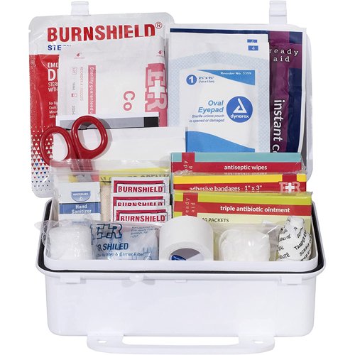 First Aid Kit 25 Person Plastic Case - Best Medical Supplies Online