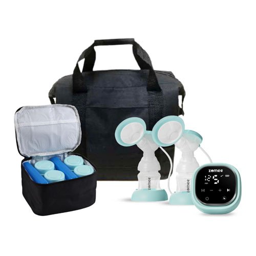 Zomee Z2 Breast Pump Bundle with Tote and Cooler - Best Medical Supplies Online