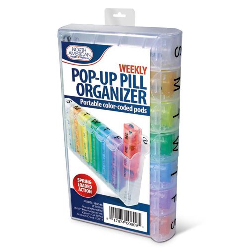 Pill Organizer Pop-Up Weekly - Best Medical Supplies Online