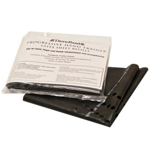 Theraband Progressive Hand Trainers Black Refills (Pk/6) - Best Medical Supplies Online