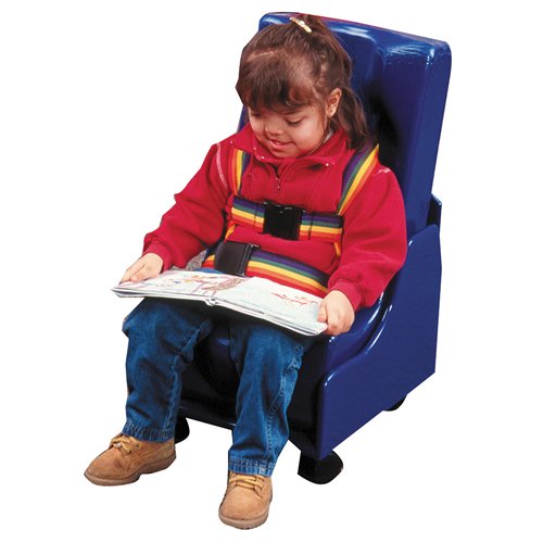 SkillbuildersÉ 2-piece Mobile Floor Seat Small w/Wood Base - Best Medical Supplies Online