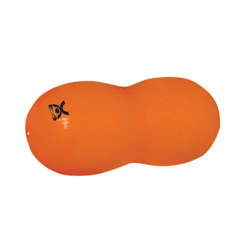 Exercise Saddle Roll Orange Inflatable CanDo 20 x 39 - Best Medical Supplies Online