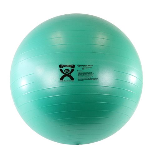 Cando Deluxe ABS Inflatable Ball 65cm (25.6 ) Green - Best Medical Supplies Online