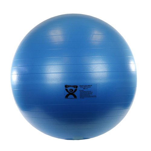 Cando Deluxe ABS Inflatable Ball 85cm (33.5 ) Blue - Best Medical Supplies Online