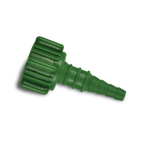 Oxygen Fitting For Hose Connector 50/Box Green Plastic - Best Medical Supplies Online