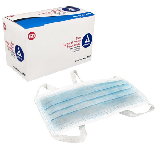 Surgical Tie-On Face Mask Bx/50 - Best Medical Supplies Online