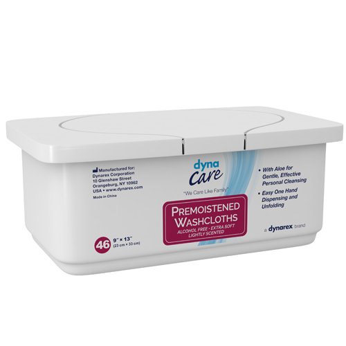 Washcloths - Premoistened And Disposable Tub/46 - Best Medical Supplies Online