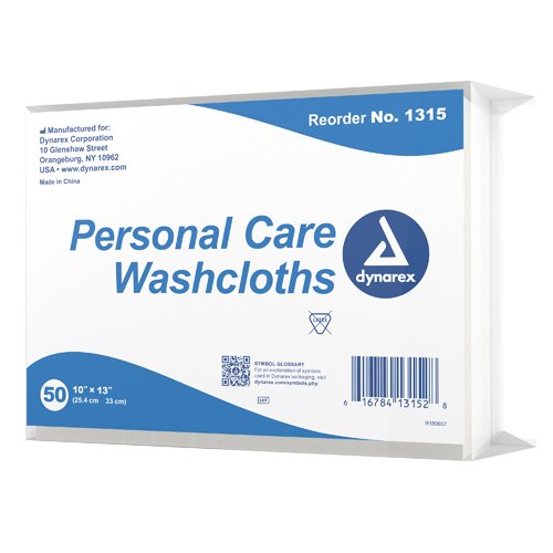 Washcloths - Dry Pk/50 Disposable 10 x 13 - Best Medical Supplies Online