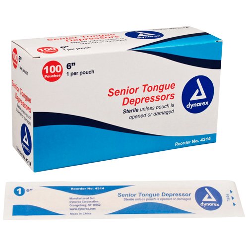 Tongue Depressors- Sterile Bx/100 - Best Medical Supplies Online