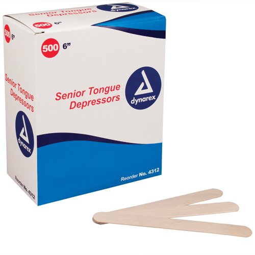 Tongue Depressors-Regular 6 Non-Sterile Bx/500 - Best Medical Supplies Online