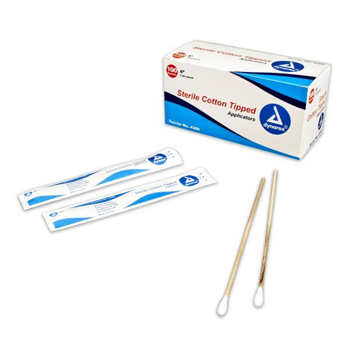 Cotton Tipped Applicators-6 Sterile Bx/100 - Best Medical Supplies Online