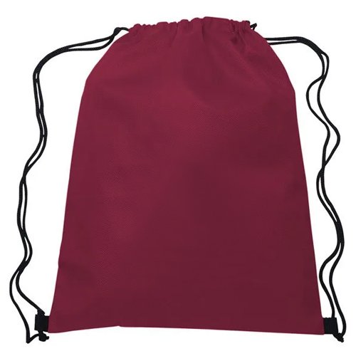 Drawstring Bag Maroon - Best Medical Supplies Online