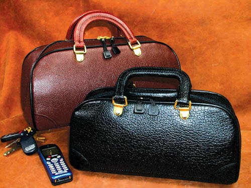 Zipper Physician Bag 14 Brown Leather - Best Medical Supplies Online