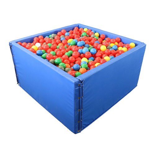 Panel Sided Ball Pit 4' x 4' w/2500 Large Balls - Best Medical Supplies Online