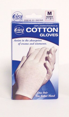 Cotton Gloves - White Large (Pair) Fits 8-1/2 - 9-1/2 - Best Medical Supplies Online