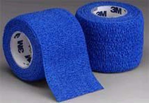 Coban Self-Adherent Wrap 2 x5 Yd Blue Bx/36 - Best Medical Supplies Online