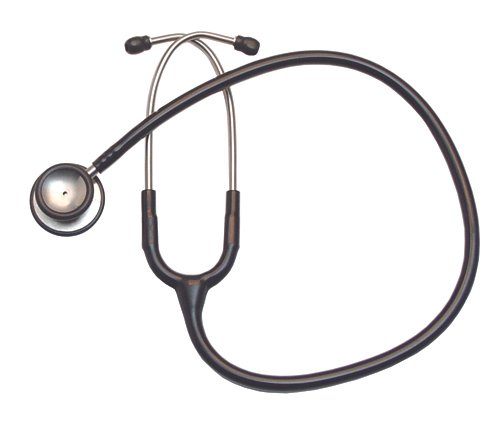 Stainless Steel Stethoscope Adult Black - Best Medical Supplies Online