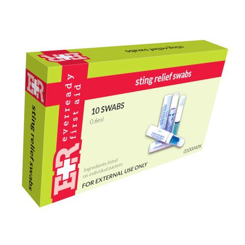 Sting Relief Swabs Bx/10 - Best Medical Supplies Online