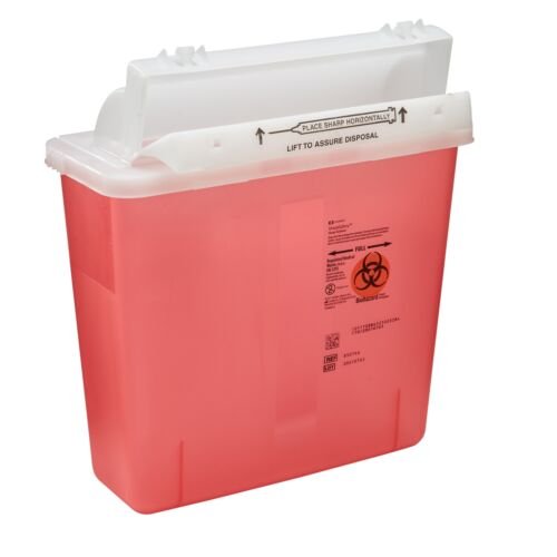 Sharps IN-ROOM Container 5 Qt Each - Best Medical Supplies Online