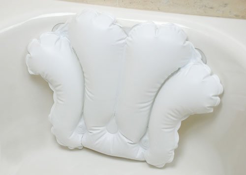 Inflatable Bath Pillow w/ Suction Cups - Best Medical Supplies Online