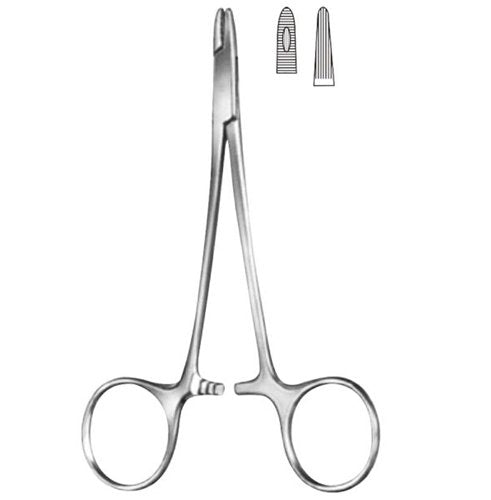 Derf Needle Holder Serrated 5 - Best Medical Supplies Online