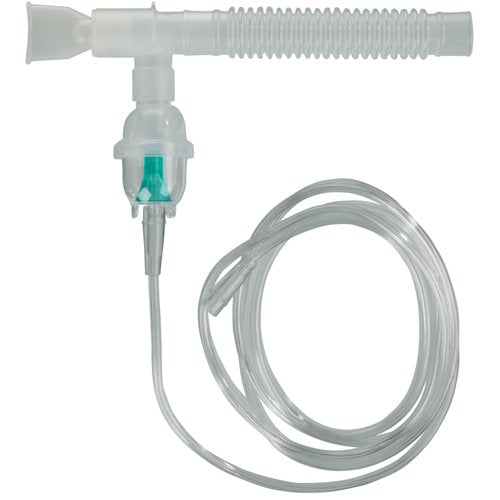 Nebulizer Kit w/T-Piece Cs 50 7' Tubing & Mouthpiece - Best Medical Supplies Online