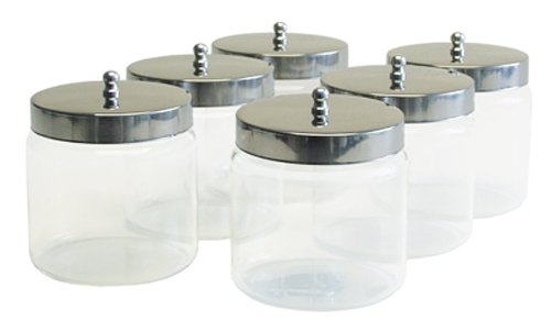 Dressing Jars 4 x 4 6/Case Glass